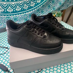 black air force ones